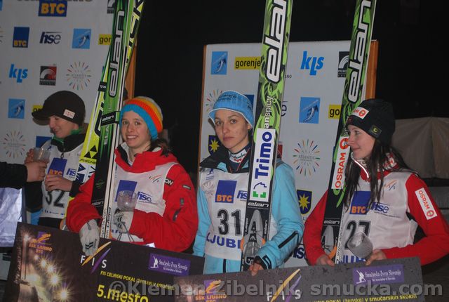 167 Daniela Iraschko, Nata De Leeuw, Maja Vtic, Helena Olsson Smeby